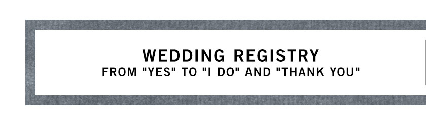 Wedding Registry