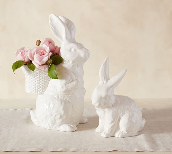 Ceramic Bunnies Pottery Barn