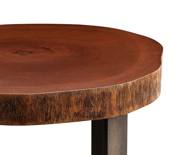 Waller LiveEdge Side Table Pottery Barn