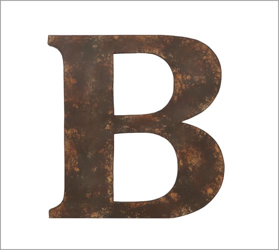 Rustic Metal Letters | Pottery Barn