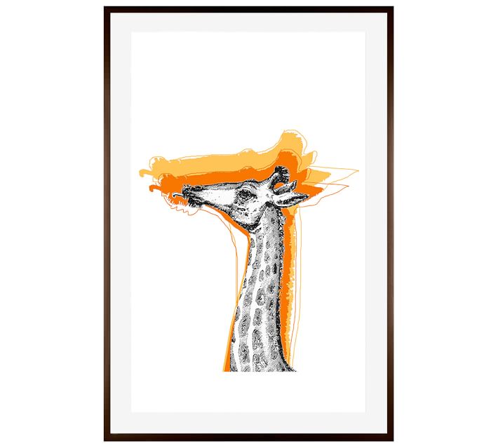 Giraffe by Zlatka Paneva, 28 x 42