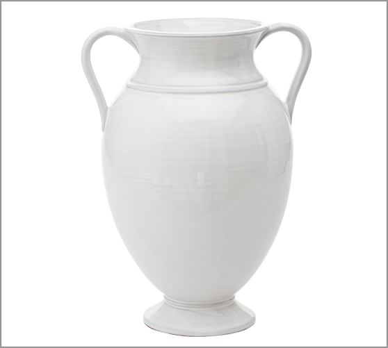 Rustic White Vases Pottery Barn