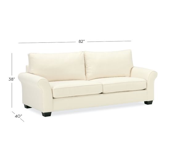 PB Comfort Roll Arm Upholstered Deluxe Sleeper Sofa Pottery Barn