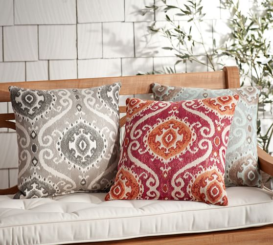 Sunbrella® Jaden Indoor/Outdoor Pillow Pottery Barn