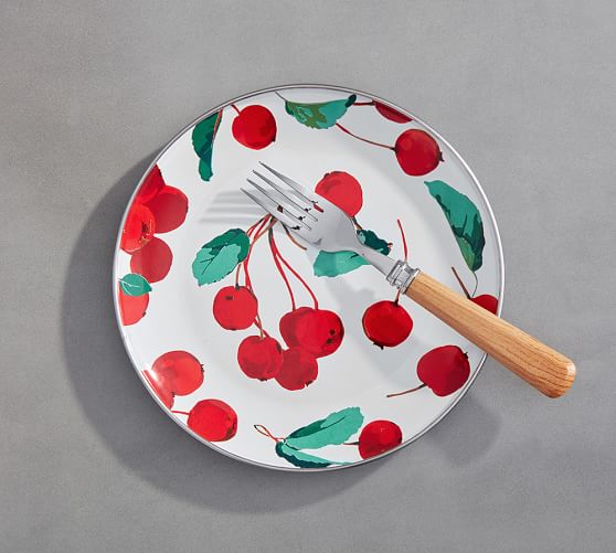 Cherry Salad Plate, Set of 4 Pottery Barn