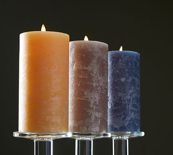 Premium Flickering Flameless Candles Gray Pottery Barn