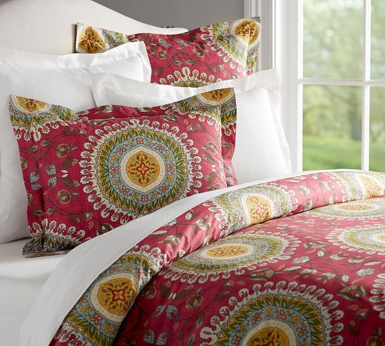 Della Medallion Duvet Cover & Sham Pottery Barn