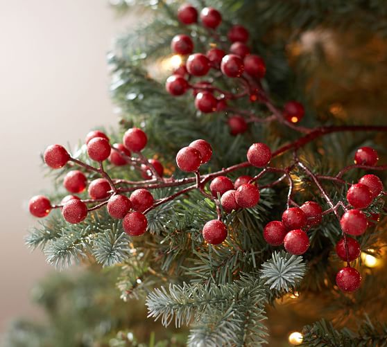 Red Berry Tree Pick Pottery Barn