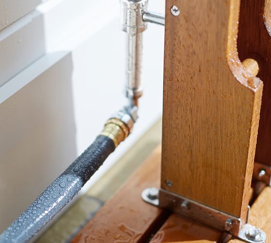 Outdoor Shower & WallMount Shower Shelf Pottery Barn