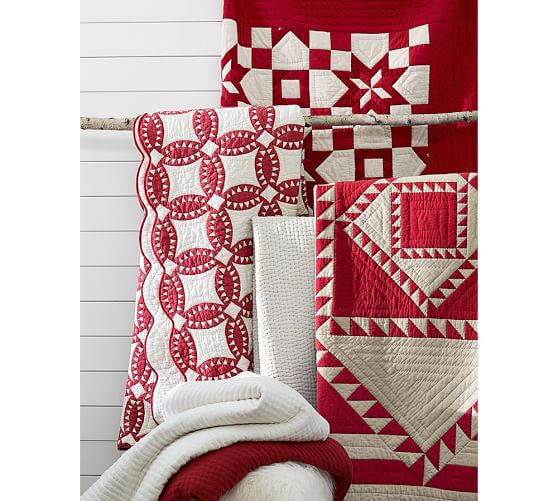 Patchwork Star Quilt & Sham Pottery Barn