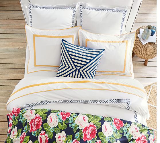 Wetherly Organic Duvet Cover & Sham Pottery Barn
