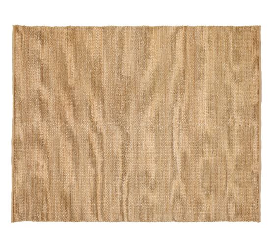 Heathered Chenille Jute Rug Natural Pottery Barn