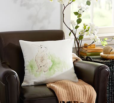 pottery barn bunny pillow cover