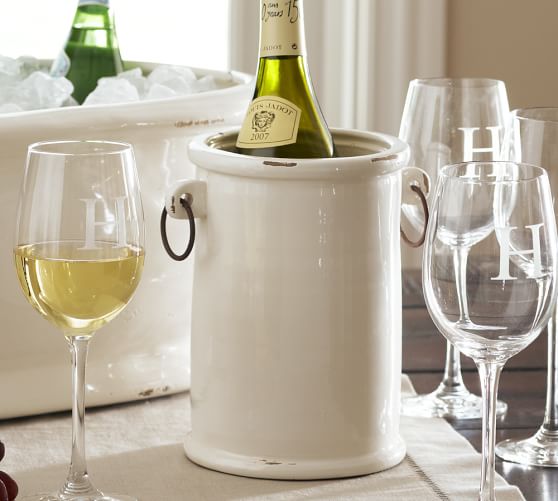 Rhodes Party Bucket & Wine Cooler Pottery Barn