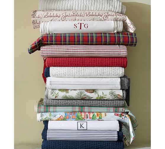 Pembroke Plaid Sheet Set Pottery Barn