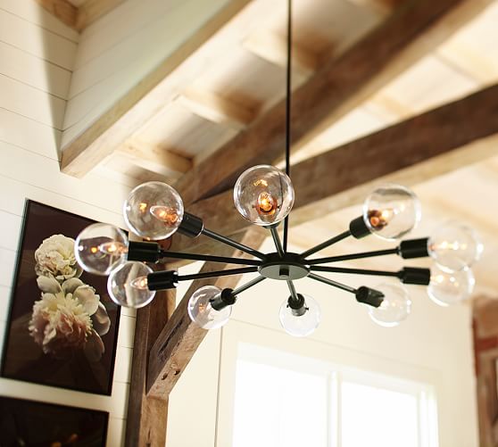 Mid Century Orb Chandelier Pottery Barn