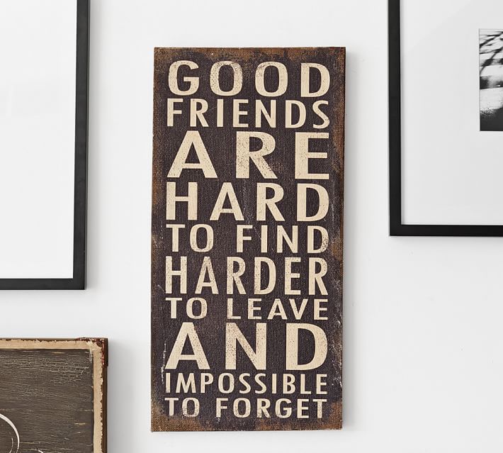 Good Friends Wall Art Pottery Barn