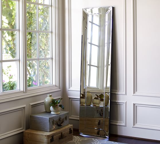 Bevel Floor Mirror Pottery Barn