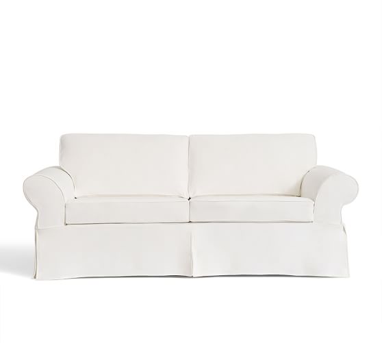Pearce Slipcovered Deluxe Sleeper Sofa Pottery Barn