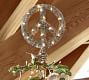 Lit Outdoor Peace Sign Tree Topper | Pottery Barn
