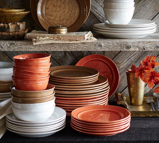 Cambria 16Piece Dinnerware Set Stone Pottery Barn