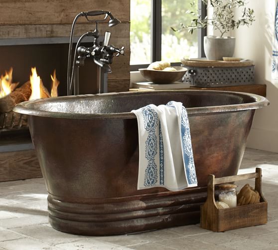 Hand Hammered Copper Bathtub Pottery Barn