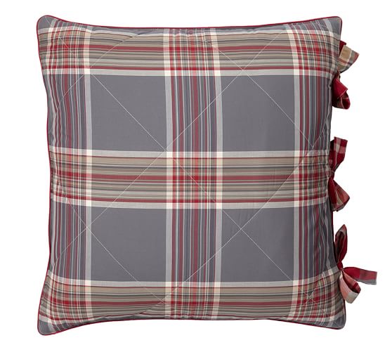 Bowman Plaid Comforter & Sham Pottery Barn
