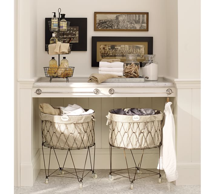 Top 45 Inspirational Ideas How To Repurpose Ladders For Vintage Farmhouse Laundry Room Design Ideas Remodels Amp Photos
