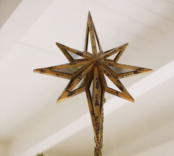 mirrored star tree topper pottery barn mirrored star tree topper pottery barn