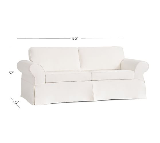 Pearce Slipcovered Deluxe Sleeper Sofa Pottery Barn