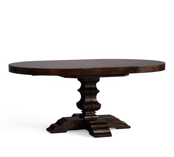 Banks Extending Pedestal Dining Table Pottery Barn