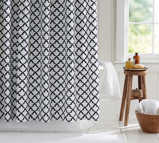 Marlo Organic Shower Curtain Pottery Barn