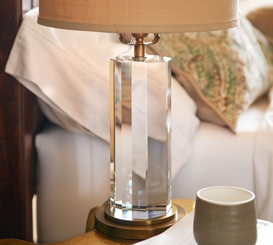 Kylie Faceted Crystal Lamp Base Pottery Barn