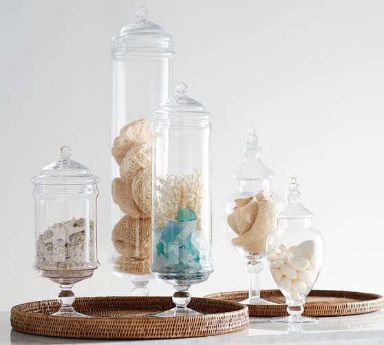 PB Classic Glass Apothecary Jars Pottery Barn