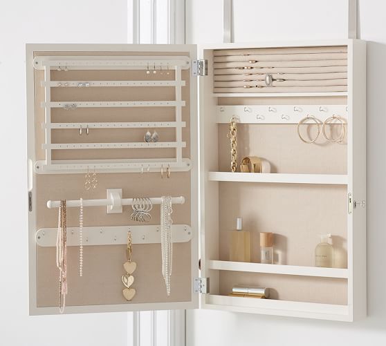 Clara Over the Door Jewelry Mirror Pottery Barn