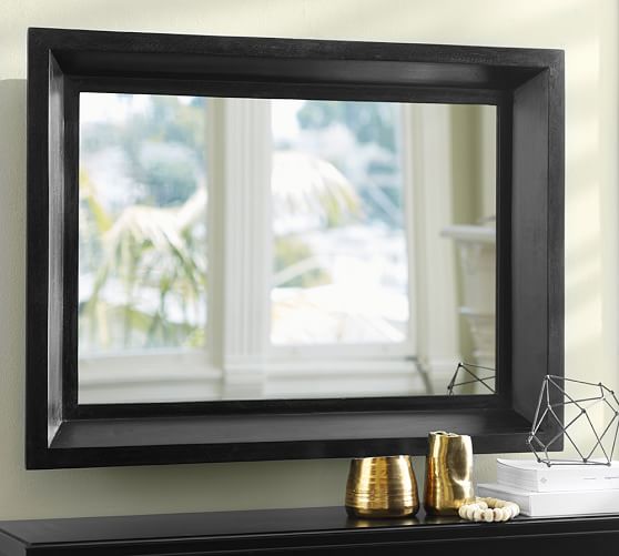 Wood Bevel Mirror Pottery Barn