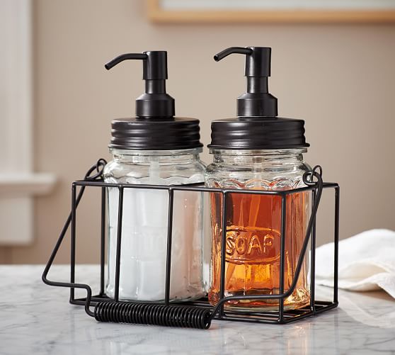 Mason Wire Soap & Lotion Caddy Pottery Barn