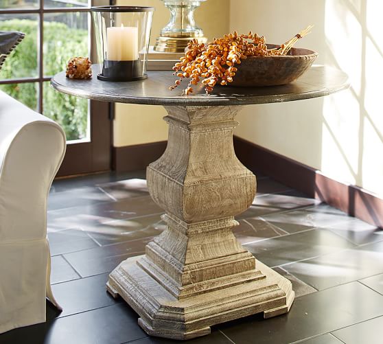 Silvia Large Pedestal Table Pottery Barn