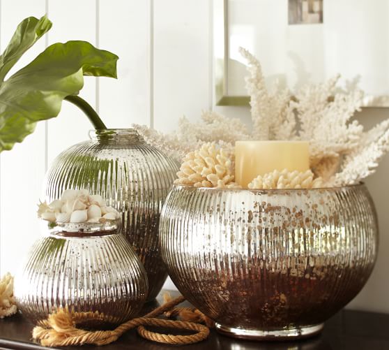 Whittier Mercury Glass Vases Pottery Barn