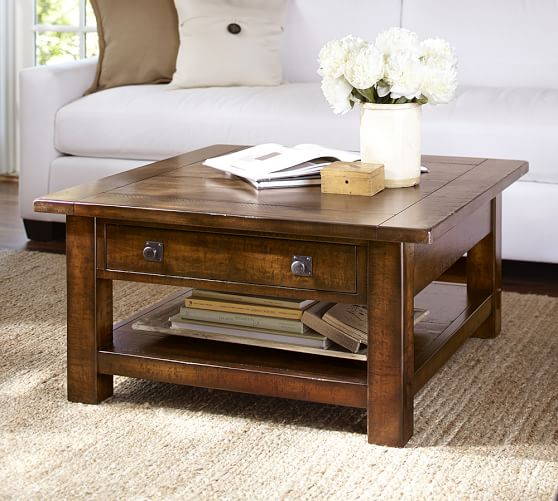 Pottery Barn Square Coffee Table