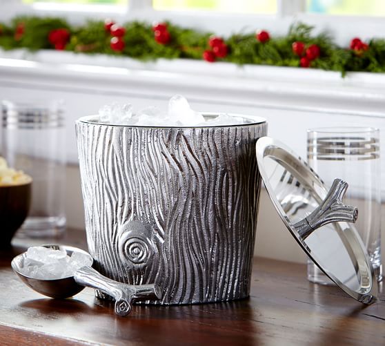 Birch Ice Bucket Pottery Barn