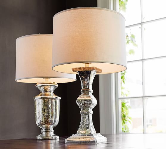 Everleigh Mercury Glass Lamp Base Pottery Barn