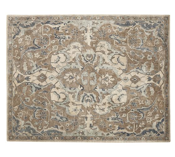 nolan persian style wool rug neutral c