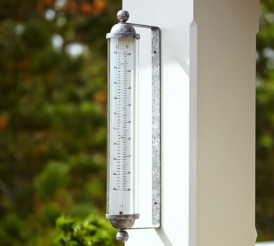 Oversized Outdoor Thermometer Pottery Barn
