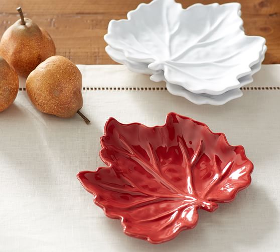 Leaf Plates, Set of 4 Pottery Barn