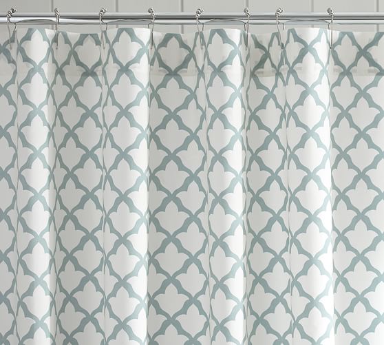 Marlo Organic Shower Curtain Pottery Barn