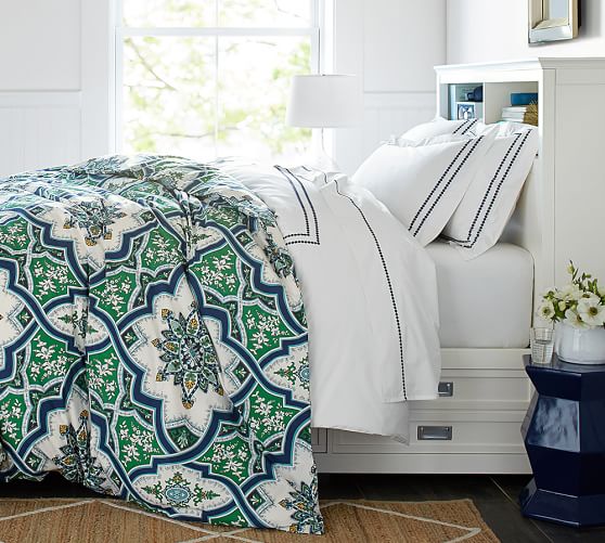 Ashton Organic Duvet Cover & Sham Pottery Barn