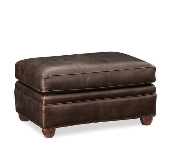 Chesterfield Leather Ottoman Pottery Barn Chesterfield Leather Ottoman Pottery Barn