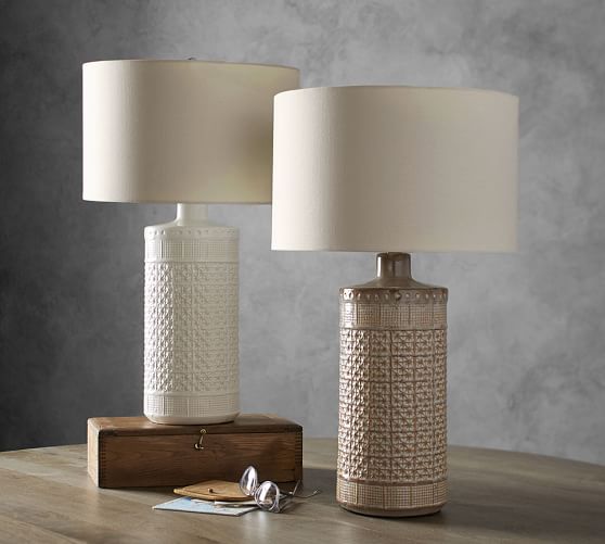 Jamie Young Emma Ceramic Column Table Lamp Pottery Barn