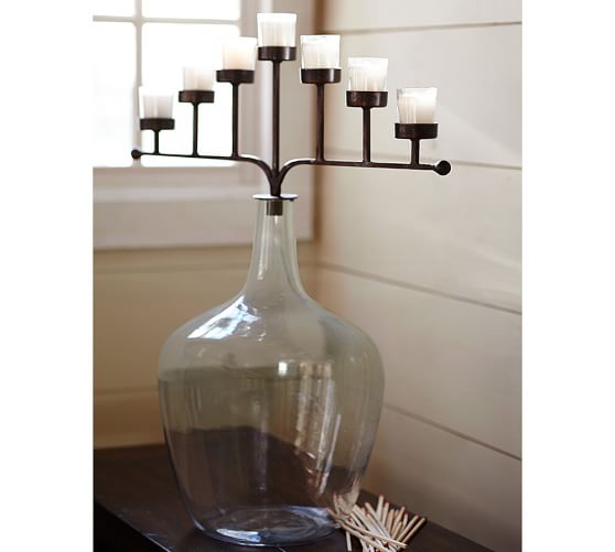 Wine Bottle Votive Holder Pottery Barn